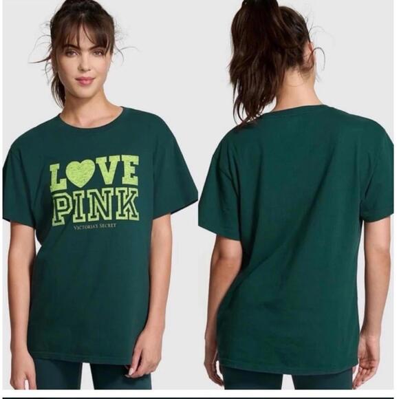 Victorias Secret Campus Cotton Tee - Picture 1 of 3